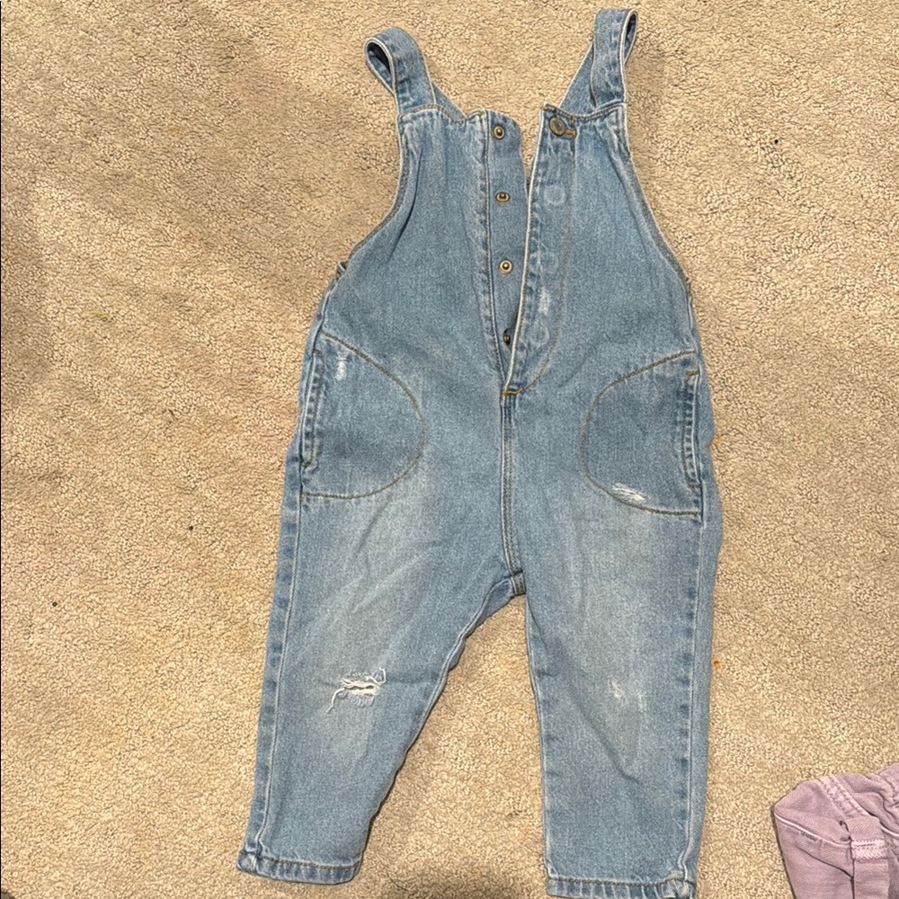 Denim Overalls